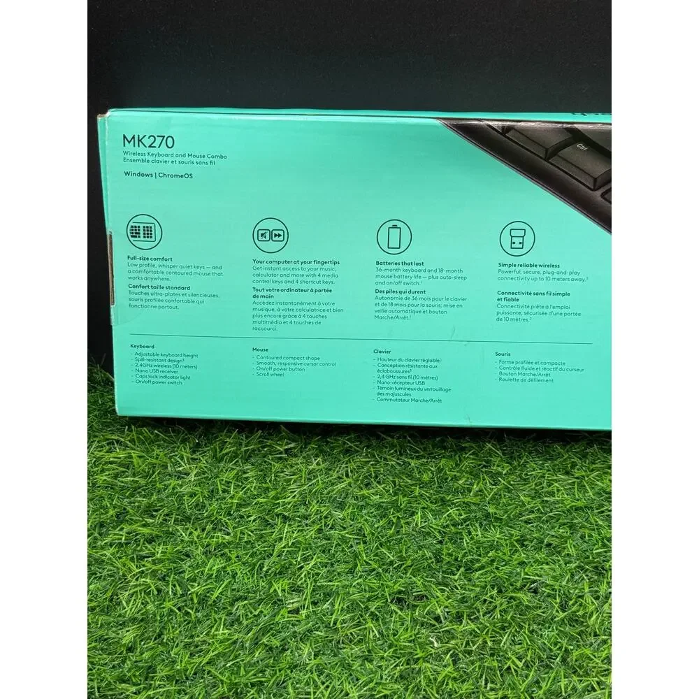Logitech MK270 Wireless Keyboard and Mouse Combo - brand new in box